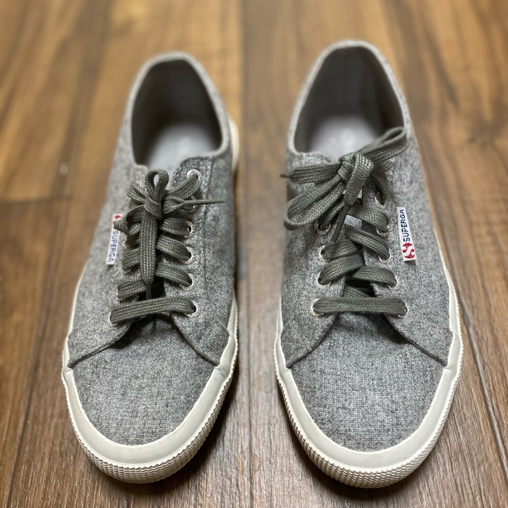 Superga Cotu Wool Blend Sneakers US 8.5 EU 39.5